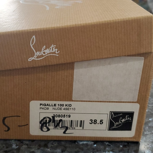 Christian Louboutin Nude Pigalle 100mm pumps - Picture 8 of 13